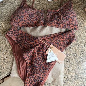 Leopard Print Bikini Set